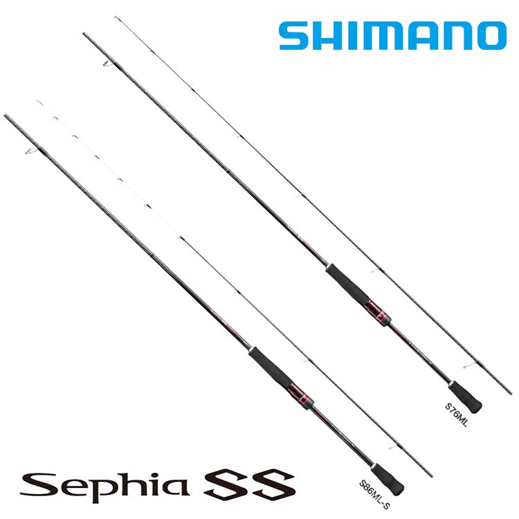 SHIMANO 19 SEPHIA SS S76MLS [海水路亞竿] [軟絲竿]